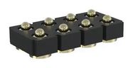 CONN, POGO PIN HDR, 8P, 2R, 2.54MM, SMT