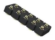 CONN, POGO PIN HDR, 10P, 2R, 2.54MM, SMT