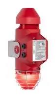 AUDIBLE/VISUAL ALARM, RED, 114DBA/240VAC