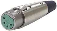 CONNECTOR, XLR, JACK, 4 POSITION