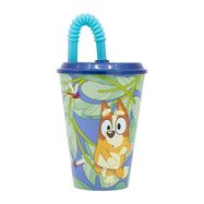 Water Cup with Straw for Kids STOR 50630 430 ml Bluey (blue), Stor