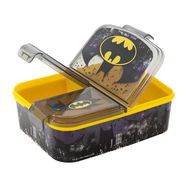 Lunch Box for Kids STOR 85520 3 Compartments Batman (black&yellow), Stor