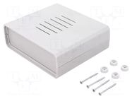 Enclosure: with panel; vented; X: 149.45mm; Y: 129.6mm; Z: 49.7mm KRADEX