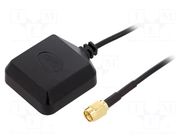 Antenna; GPS; 3dBi; RHCP; magnet; 50Ω; 39x33x14mm; -40÷85°C; Len: 3m SR PASSIVES