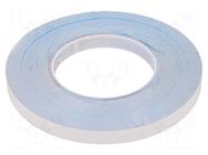 Tape: heat transfer; W: 12mm; L: 33m; Thk: 0.25mm; 0.6W/mK; white 3M