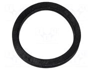 Gasket; EPDM; Thk: 3mm; Øint: 28.3mm; Øout: 33.5mm; PG21 BM GROUP