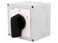 Switch: cam switch; Stabl.pos: 2; 32A; 0-1; in housing; Poles: 3 LOVATO ELECTRIC