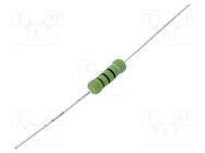 Resistor: wire-wound; ceramic; THT; 22Ω; 1W; ±10%; Ø5.5x16.5mm OHMITE