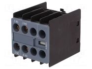 Auxiliary contacts; Size: S0,S00,S2; Leads: screw terminals SIEMENS