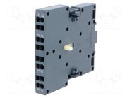 Auxiliary contacts; Size: S0,S00,S2; Leads: spring clamps; side SIEMENS
