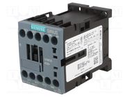 Contactor: 3-pole; NO x3; Auxiliary contacts: NO; 24VDC; 9A; 3RT20 SIEMENS