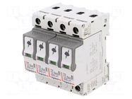 Surge arrester; Type 1+2; Poles: 4; 12.5kA; 320VAC; -10÷40°C; IP20 LEGRAND