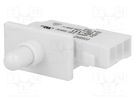 Switch: door; Pos: 2; SPDT; 0.5A/250VAC; white; Leads: spring clamps OMRON Electronic Components