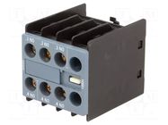 Auxiliary contacts; Size: S0,S00,S2; Leads: screw terminals SIEMENS