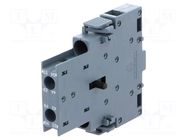 Auxiliary contacts; Size: S0,S2; Leads: screw terminals; side SIEMENS