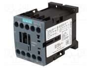 Contactor: 3-pole; NO x3; Auxiliary contacts: NC; 230VAC; 17A; 690V SIEMENS