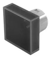 LENS, SWITCH, SQUARE, BLACK, PLASTIC
