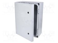 Enclosure: wall mounting; X: 500mm; Y: 700mm; Z: 300mm; ARCA; grey FIBOX