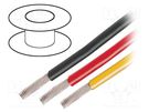 Wire; HookUp Wire; stranded; Cu; 12AWG; PVC; red; 600V; 305m; 1000ft ALPHA WIRE