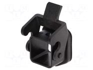 Enclosure for connectors: HDC; size 3A; Han® A; with latch HARTING