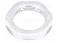 Nut; PG13,5; polyamide; 27mm; grey BM GROUP