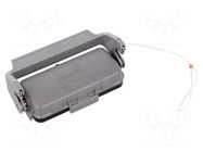 Protection cover; size 16B; Han; with latch; thermoplastic HARTING