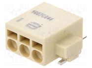 Connector: plug-in; har-flexicon®; 2.54mm; ways: 3; 24AWG÷20AWG HARTING