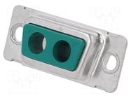 Connector: Special D-Sub; PIN: 2(2+0); plug; male/female; C: 25mm CONEC