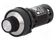 Potentiometer; 22mm; CM22; -25÷70°C; Ø22.5mm; IP65; 50kΩ COBI ELECTRONIC