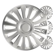 Car hubcaps 4pcs set Luxury silver 16" COLOR BOX, Versaco