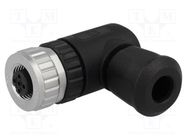 Connector: M12; plug; PIN: 4; female; A code-DeviceNet / CANopen HARTING