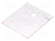Heat transfer pad: mica; TOP3; 0.4K/W; L: 20.5mm; W: 17.5mm FISCHER ELEKTRONIK
