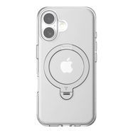 Torras Ostand Spin Case for iPhone 16 (Transparent), Torras