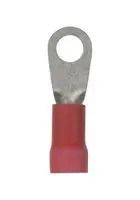 TERMINAL, RING TONGUE, 1/4", 8AWG, RED