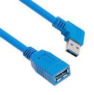 USB CABLE, 3.0 A RCPT-R/A A PLUG, 2M