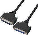 COMPUTER CABLE, SERIAL, 15FT, BLACK
