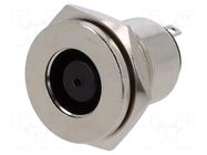 Connector: DC supply; socket; female; 10A; straight; soldering LUMBERG
