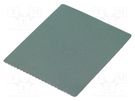 Heat transfer pad: silicone; TO3158; 0.45K/W; L: 24mm; W: 20mm FISCHER ELEKTRONIK