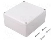 Enclosure: multipurpose; X: 115mm; Y: 125mm; Z: 58mm; polystyrene KRADEX