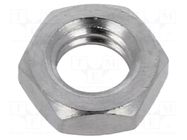 Nut; M6; brass; 10mm; Thread: metric; Pitch: 1; Plating: nickel LAPP