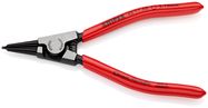 KNIPEX 46 11 A0 SB Circlip Pliers for external circlips on shafts plastic coated black atramentized 140 mm (self-service card/blister)
