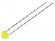 LED; yellow; 1.8mm; 2.5÷5mcd; 55°; Front: convex; 2.1÷2.8VDC LUCKYLIGHT