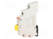 Module: pushbutton switch; 250VAC; 16A; for DIN rail mounting ABB