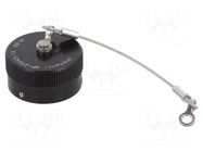 Protection cover; PIN: 13; internal bayonet,bayonet; sockets AMPHENOL
