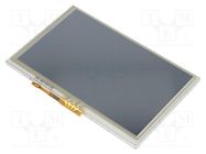 Display: TFT; 5"; 800x480; Illumin: LED; RGB; Touchpad: resistance RAYSTAR OPTRONICS