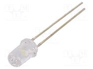 LED; 5mm; white cold; 6500÷10000mcd; 30°; Front: convex; 2.8÷3.8V LUCKYLIGHT