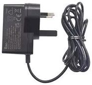 AC/DC ADAPTER, RPI BOARD, UK, 12VDC, 1A
