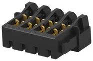 IDC CONN, RCPT, 4POS, 1 ROW, 0.8MM, CBL