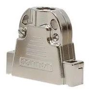 BAND TIED BACKSHELL, 180DEG, 9POS, ALUM