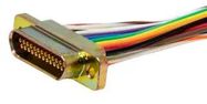CBL ASSY, MICRO-D RCPT-FREE END, 37POS